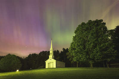 New England Northern Lights Photography Artwork By Juergen Roth
